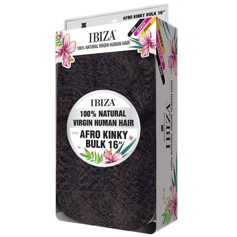 FREE TRESS شعر بشري نقي من فري تريس شيك إن غو إيبزا أفرو كينكي بولك 16" (اللون: طبيعي)