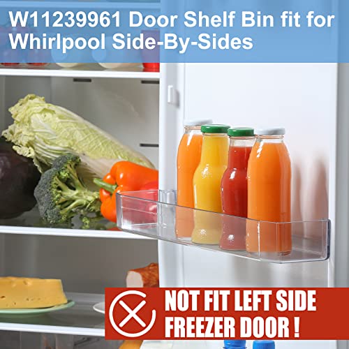 Sikawai رف باب الثلاجة W11239961 W10900538 المحسن من Sikawai - متوافق مع ثلاجة Whirlpool WRS311SDH//WRS325SDH/WRS321SDH يستبدل 4591452 W10900538 AP6333410 PS12578777 EAP12578777 - Image 4