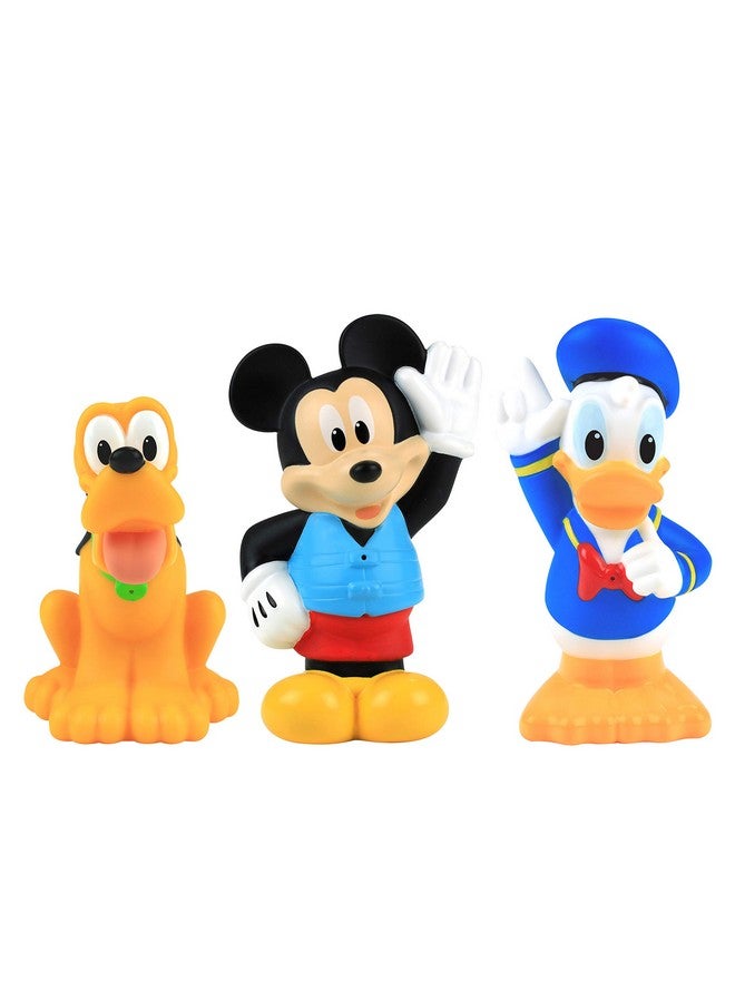 ميكي مجموعة ألعاب الاستحمام ميكي ماوس جونيور من ديزني، تتضمن ألعاب ميكي ماوس ودونالد داك وبلوتو المائية، ألعاب للأطفال للأعمار من 3 سنوات فما فوق من جاست بلاي - Image 2