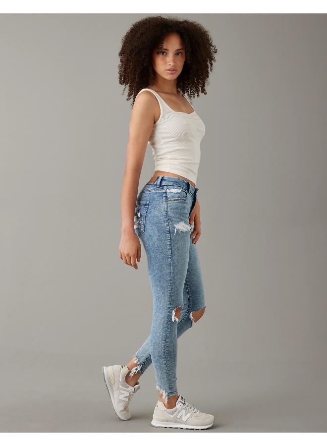 American Eagle AE Ne(x)t Level Ripped Curvy Jegging  - Image 1