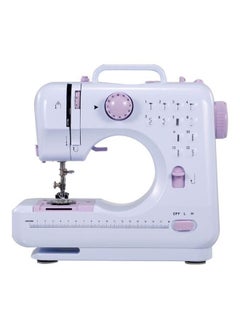 Generic Portable Electric Sewing Machine With Foot Pedal H37650US-su White/Purple  - Image 3