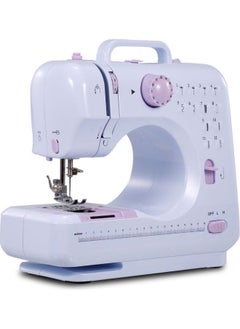 Generic Portable Electric Sewing Machine With Foot Pedal H37650US-su White/Purple  - Image 1