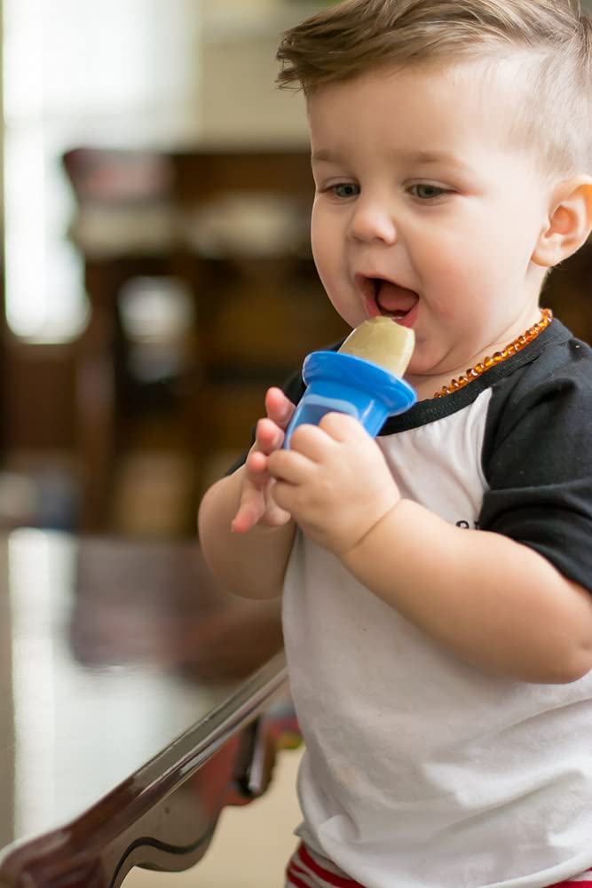 Nuby Garden Fruitsicle Replacement Handles, 4 Count, Muli-Color - Image 1