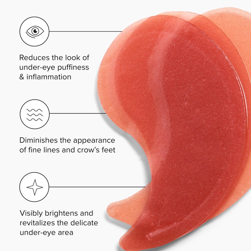 DRMTLGY Brightening Eye Masks (30 Pairs) - Caffeine Eye Masks for Dark Circles and Puffiness with Hyaluronic Acid, Eye Patches for Puffy Eyes - Image 4