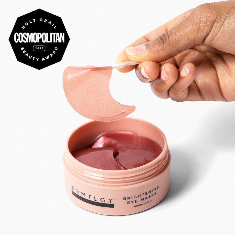 DRMTLGY Brightening Eye Masks (30 Pairs) - Caffeine Eye Masks for Dark Circles and Puffiness with Hyaluronic Acid, Eye Patches for Puffy Eyes - Image 2