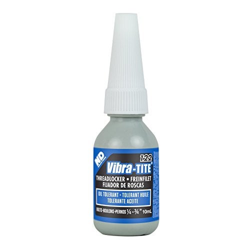 Vibra-TITE - 12210 122 Oil Tolerant Removable Anaerobic Threadlocker, 10ml Bottle, Blue - Image 1