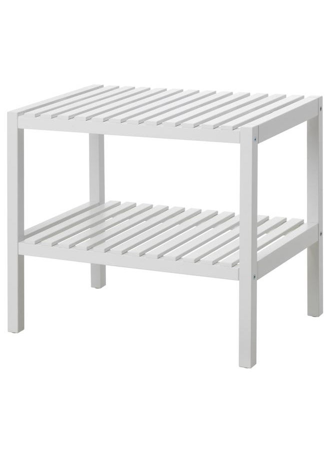 Zaboon Bench, White, 58X38 Cm  - Image 1