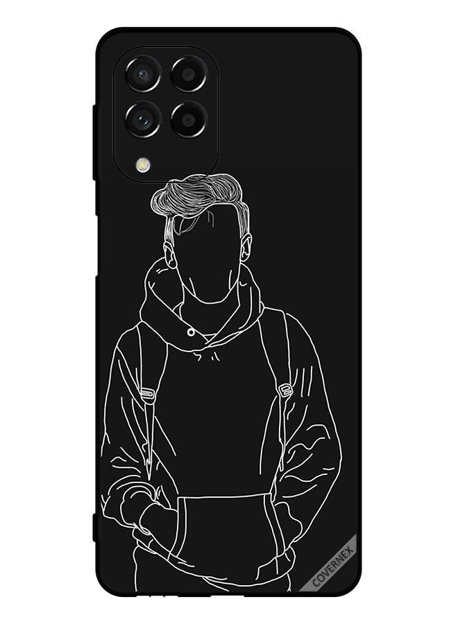 Covernex Protective Case Cover For Samsung Galaxy M53 Sketch Of Jacket Boy - Image 1