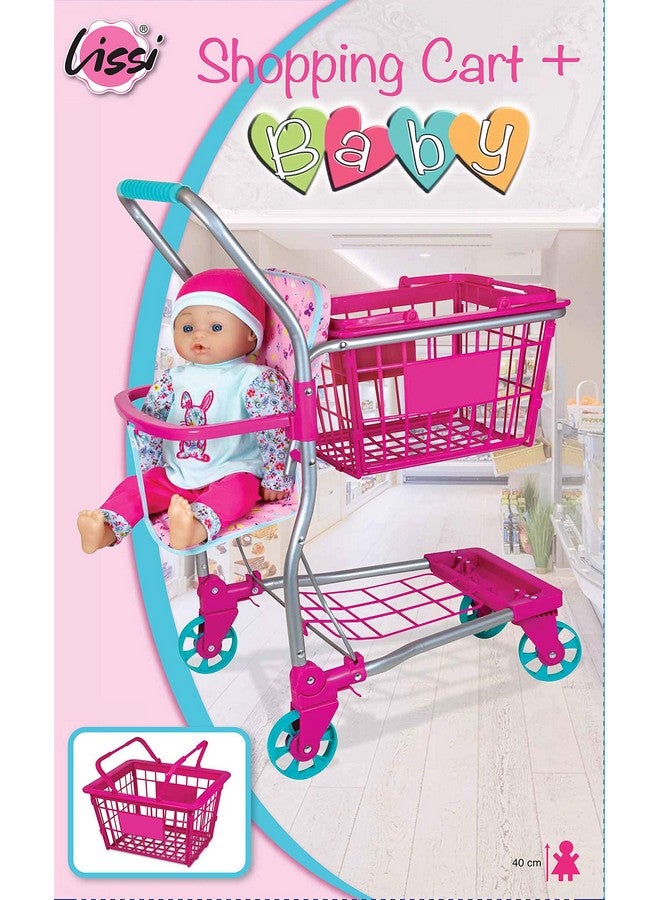 Lissi Shopping Cart with 16" Baby Doll - Image 2