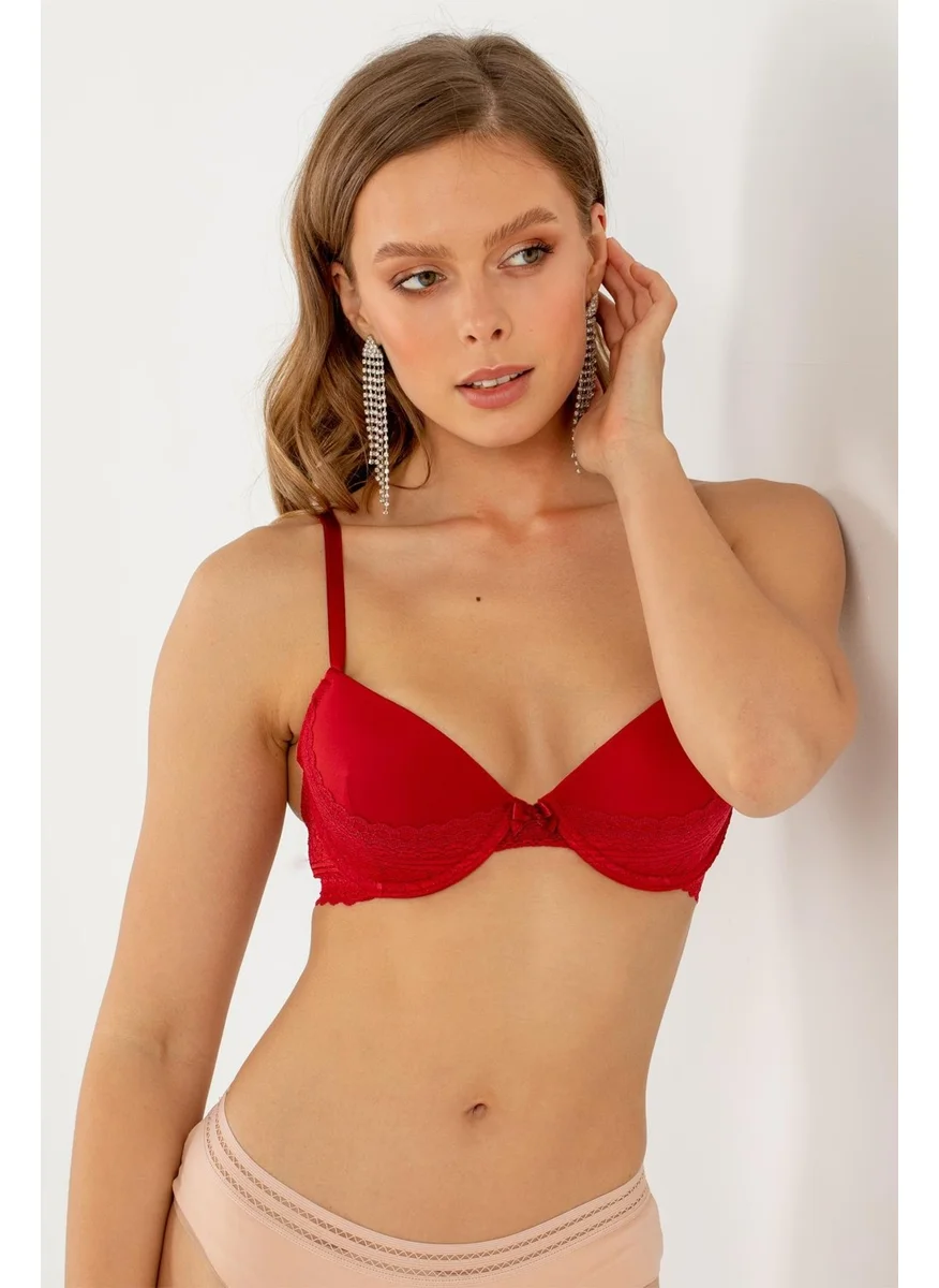 Miorre Softness Unfilled Lace Detailed Bra
