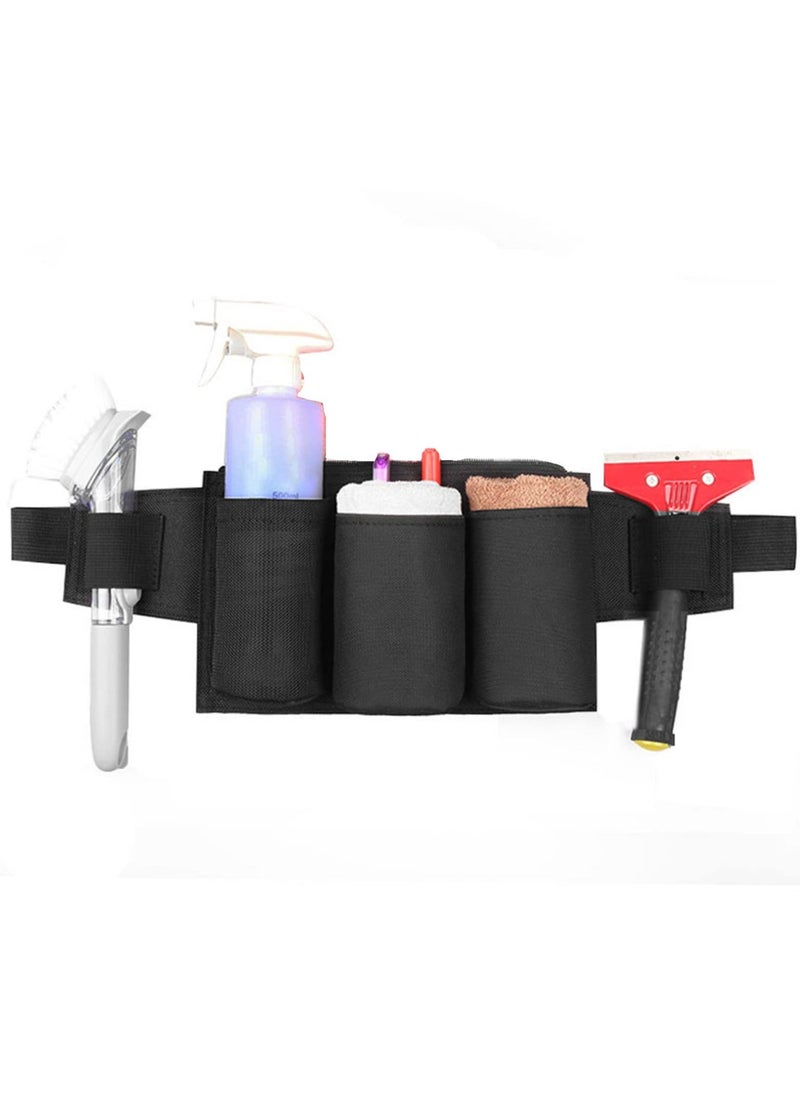 Y&D - Waist Tools Bag Adjustable Tool Pouch with Tightness Zipper Seal Buckle Design for Holding Various Cleaning or Gardening Tools Waterproof Oxford Cloth Cleaner's Bag - Image 1