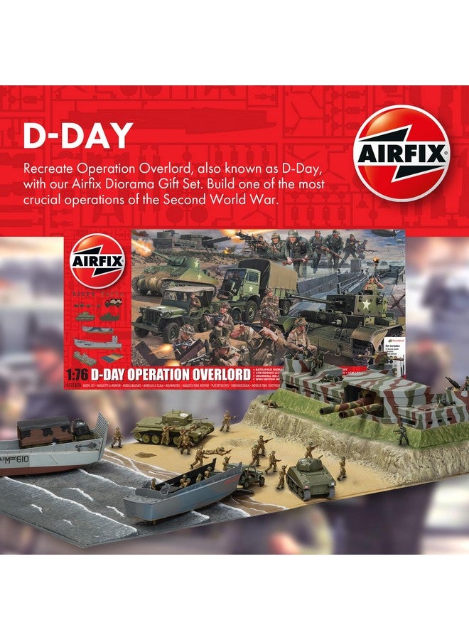 Airfix D-Day Operation Overlord 1:76 WWII Military Diorarama Plastic Model Kit Set A50162A, Multicolor - Image 3