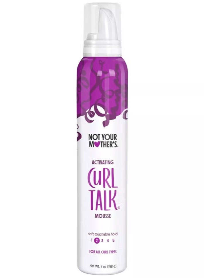 Not Your Mother's Curl Talk Curl Activating Mousse 7 Ounce - Image 1