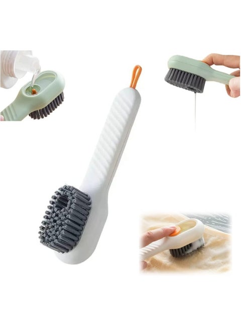 Multifunctional Shoe Brush with Box Multi Color Long Handle Liquid Cleaning Brush In random color
