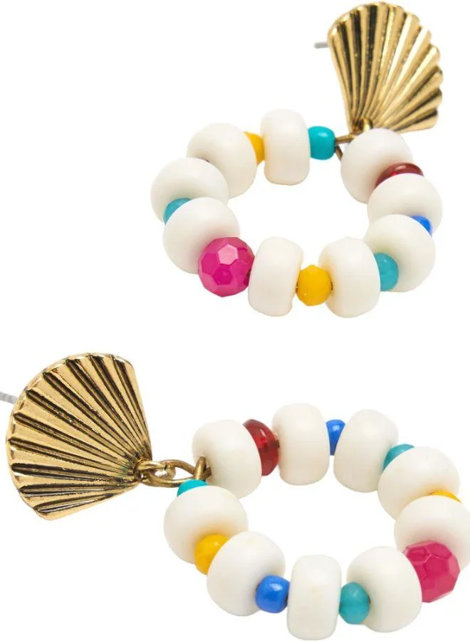 PARFOIS Earrings With Multicolor Beads