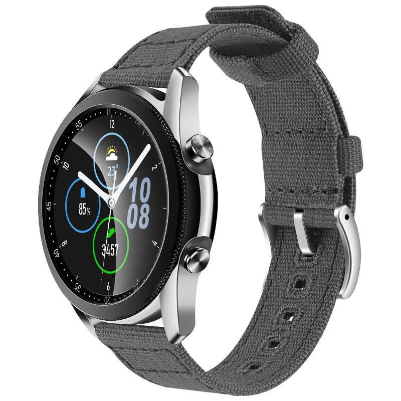 61S Quick Release Canvas Watch Strap Suitable For Huawei Gt5 Watch Gt4 Smart Strap Samsung Apple 20/22Mm - Image 1