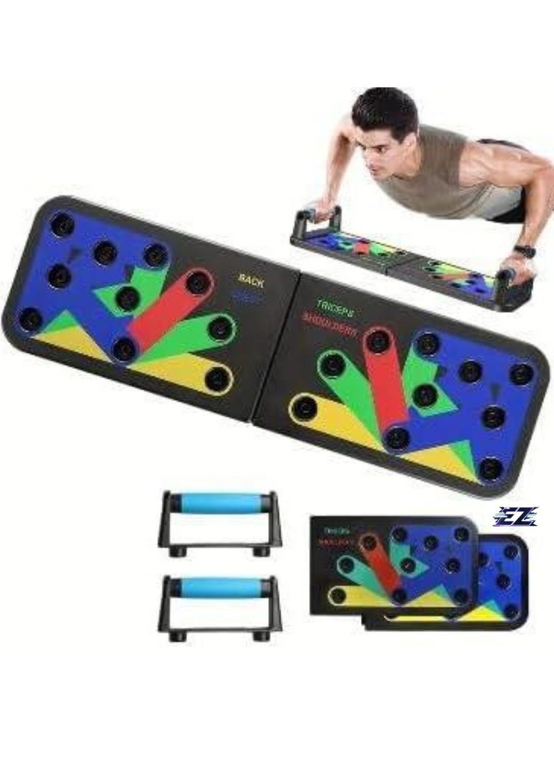 ELTRAZONE Strength Max Push-up Board – Multi-Functional Home Workout Bar System, Portable Gym for Men & Women, Barbell for Chest Muscle Exercise, Fat Burner – Perfect Gift for Boyfriend  - Image 2