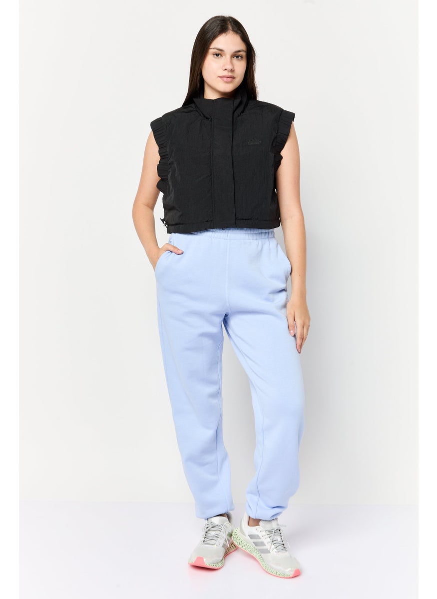 Adidas Women Sportswear Fit Outdoor Vest Jacket, Black  - Image 2