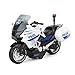 Ming You Kids Toy Motorcycle Alloy Car Toy with Sound and Music110 Scale Motorcycle Toys for Boys Age 37 Bright White - Image 3