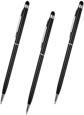 3X 2 in 1 Universal Capacitive Stylist Slim 2019 Ballpoint Pen Stylus for iPhone Tablet all smart phones Black - pzsku/Z34747F17D5C795F25C5BZ/45/_/1717537787/edf0d6ea-53d2-415f-9622-e983032bda9f