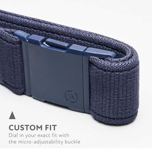 Arcade Belts A2 Atlas Unisex Adventure Belt: Heavy Duty Stretch, Metal Free Buckle, Navy - Image 3