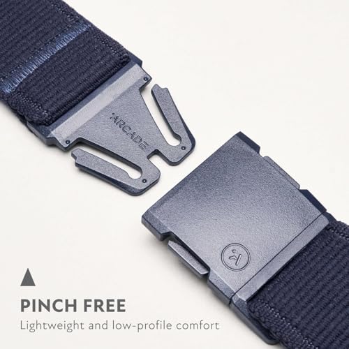 Arcade Belts A2 Atlas Unisex Adventure Belt: Heavy Duty Stretch, Metal Free Buckle, Navy - Image 2