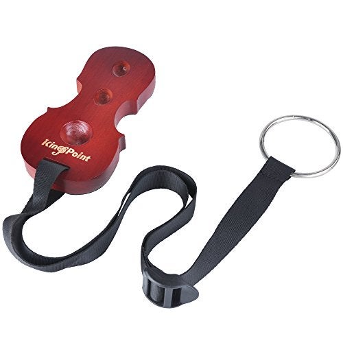 KingPoint Solid Wood Cello Endpin Rest Non-slip Stopper Anchor Protector in Cello Shape 3 Holes Holder - Image 4