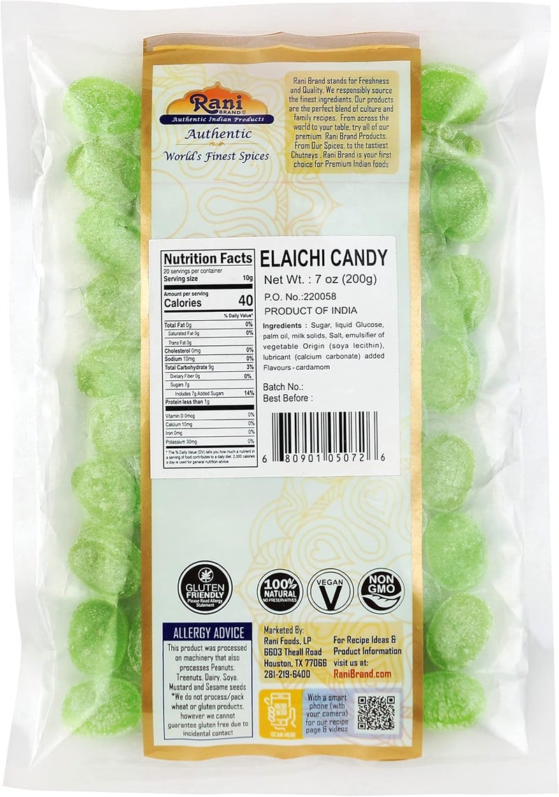 Rani Elaichi Candy - Authentic Indian Treat, 7oz (200g) - Image 2