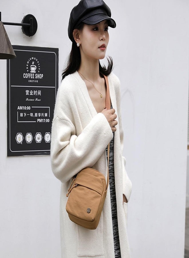 BEFUNIRISE Casual Nylon Crossbody Purse Bag Waterproof Lightweight Shoulder Bag for Women Handbag (A-beige) - Image 3