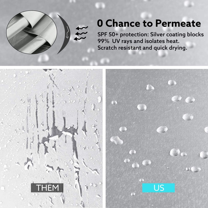 G4Free 62 Inch UV Protection Golf Umbrella Auto Open Vented Double Canopy Oversize Extra Large Windproof Sun Rain Umbrellas - Image 5