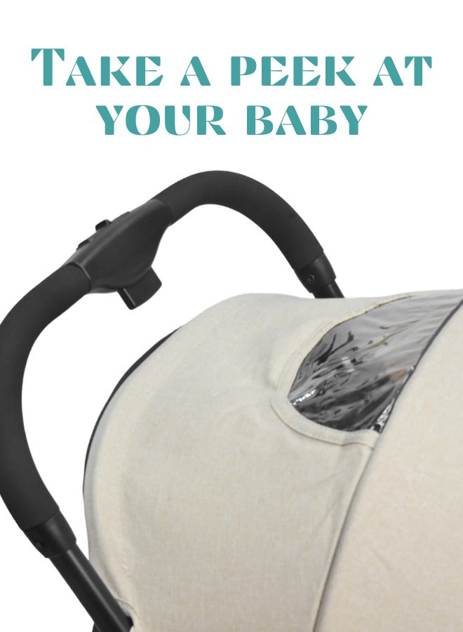 turtees Portable Single Stroller Sit And Lie Down Newborn Baby Stroller Shock-absorbing Foldable Pram - Image 4