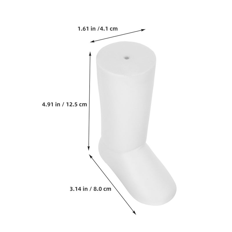 2pcs Mannequin Foot Models For Displaying Ankle Bracelet And Foot Jewelry In Shops And Homes White Sock Display Foot Mannequin For Socks And Shoes - Image 5