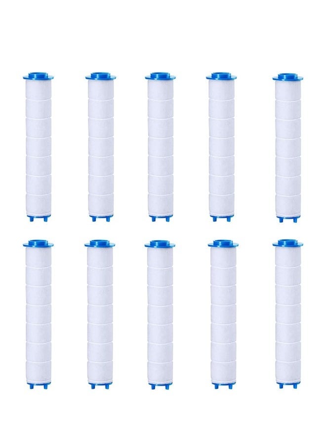 Fanski - Set of 10 PP Cotton Filter, High Pressure Handheld Shower Head PP-Cotton Filter Cartridge (for Replacement) - Image 1