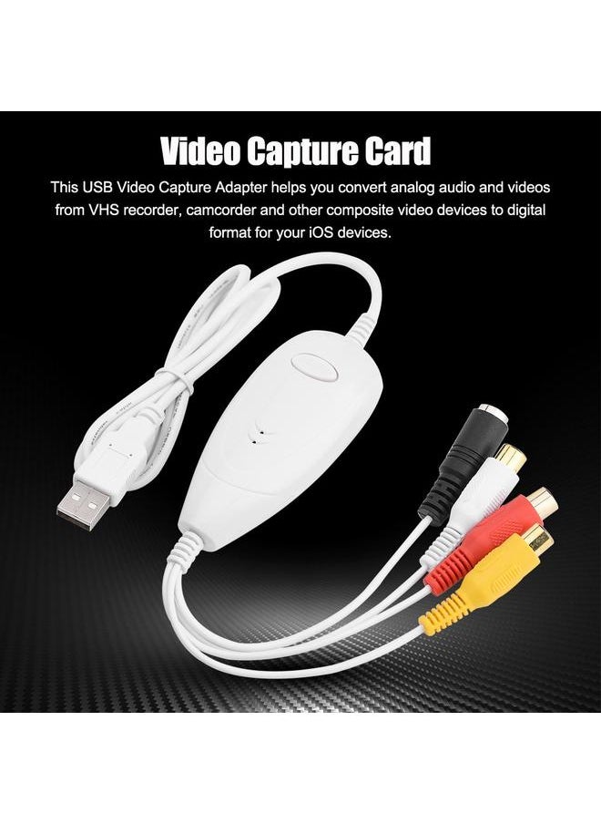 Thoraya 1-channel USB Video Capture Adapter MPEG-1/MPEG-2/MPEG-4 Coding Video Capture Card for iOS  - Image 2