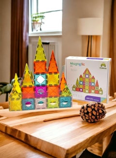 Kiddale Magnetic Building Block Tiles Set 50 PCS | Magnetic Building ...