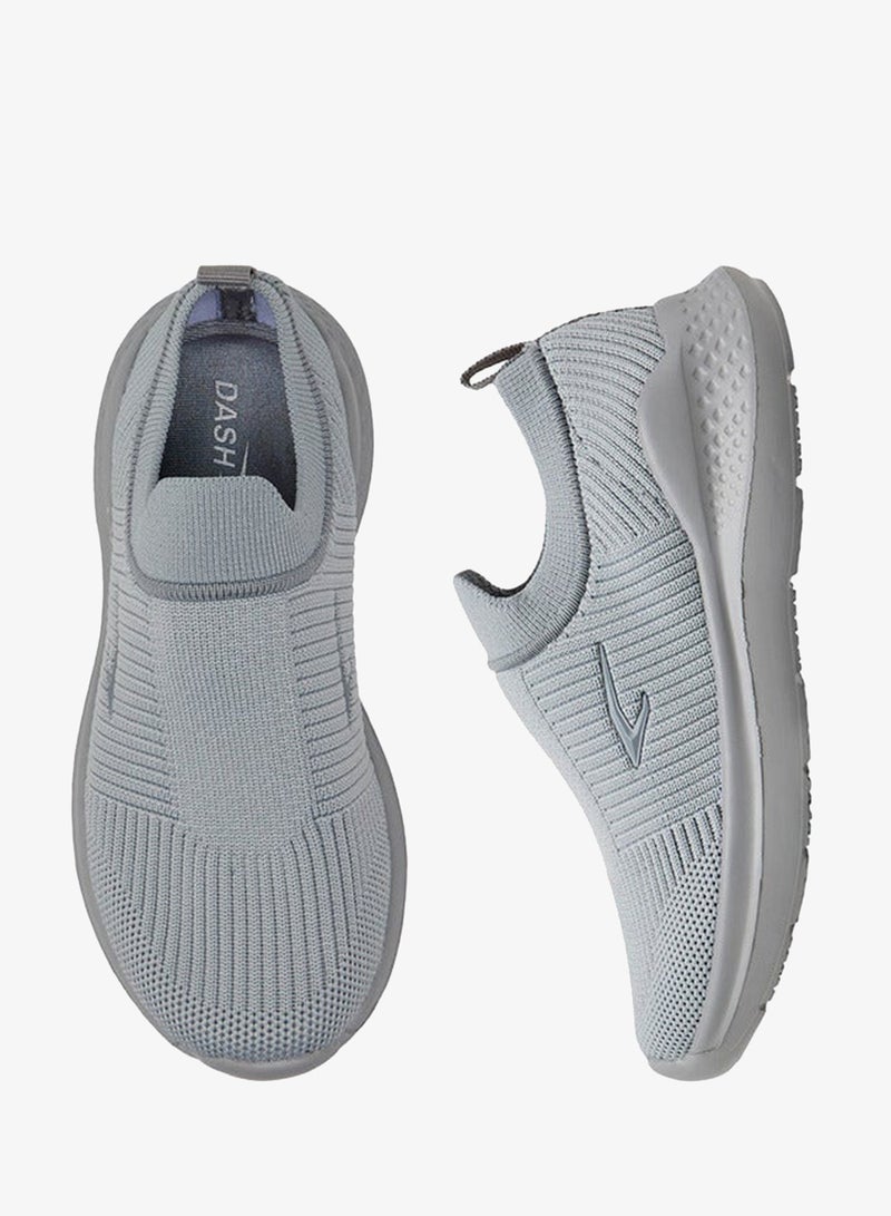 Dash Textured Slip-On Sports Shoes with Pull Tab - Image 3