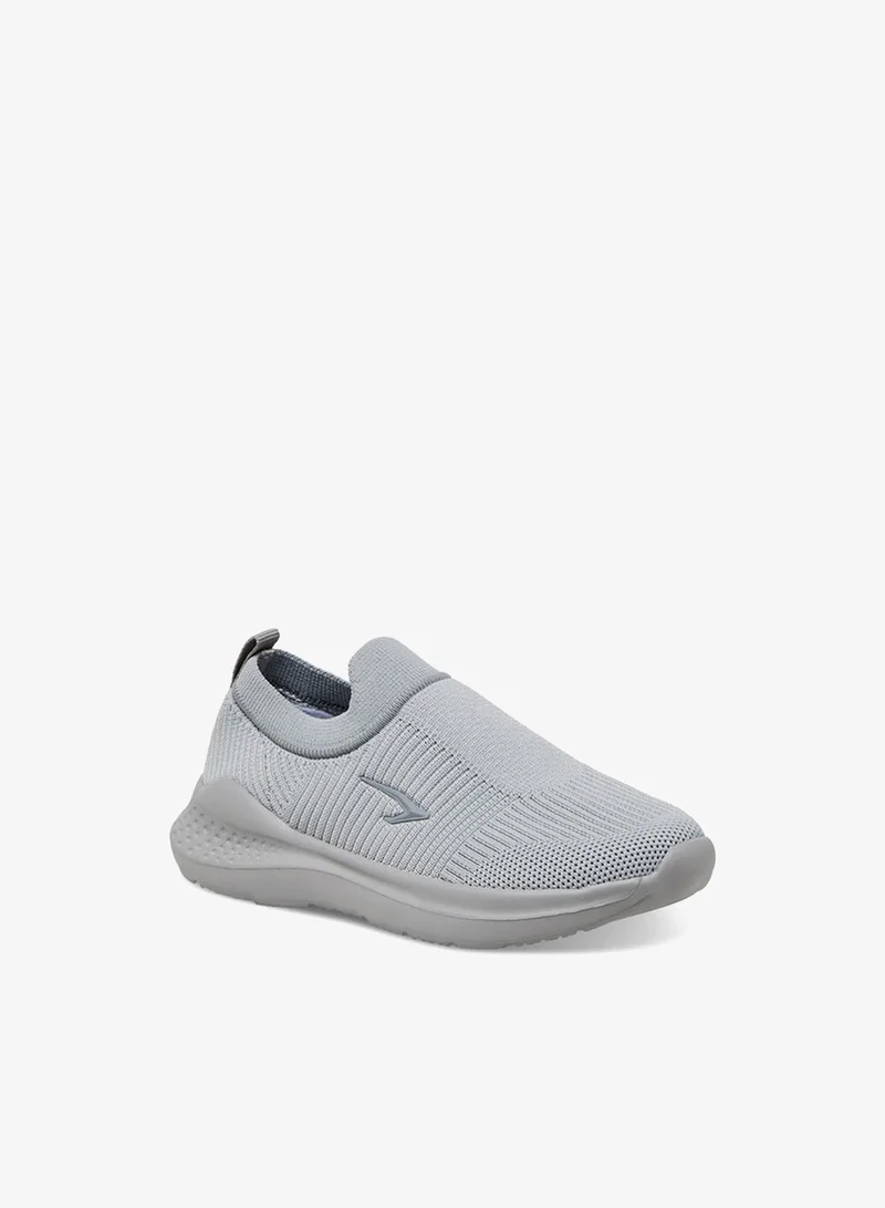 Dash Textured Slip-On Sports Shoes with Pull Tab