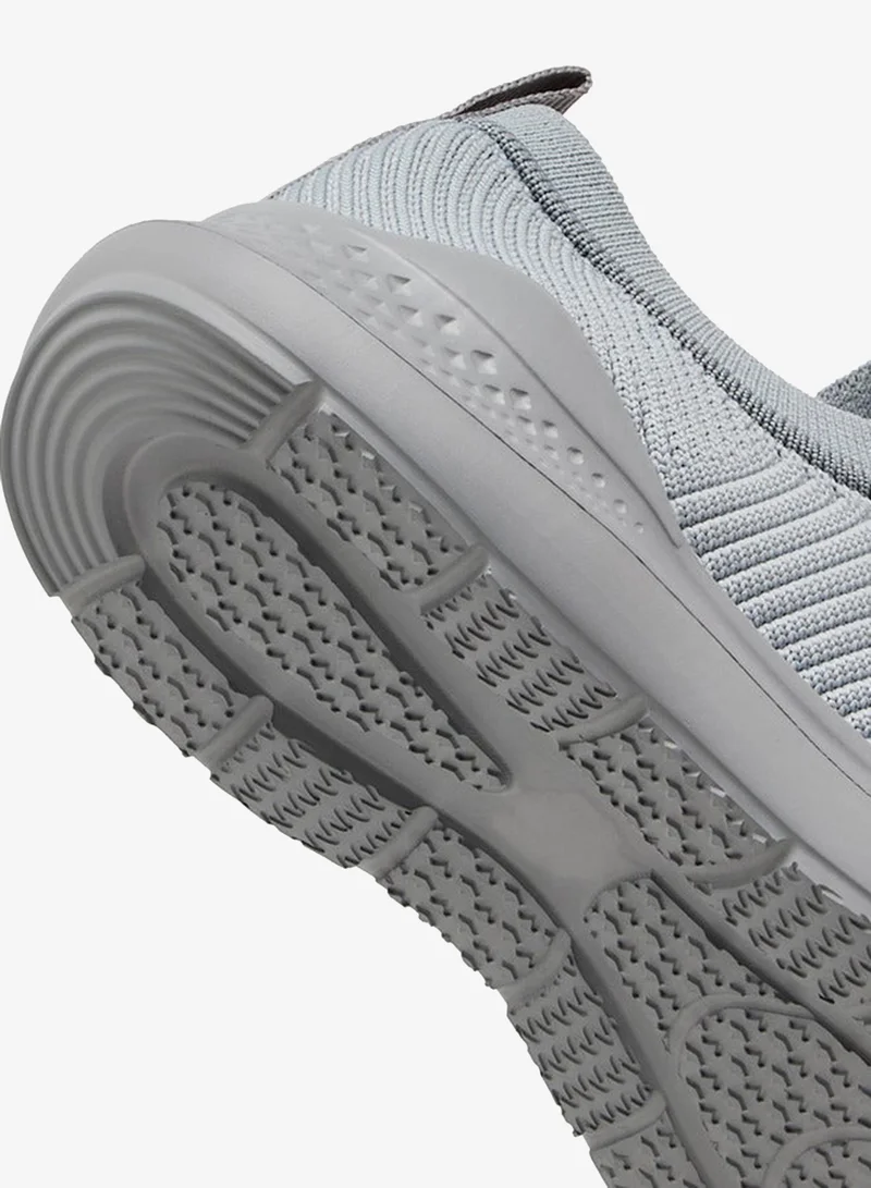 Dash GREY Textured Slip-On School Sports Shoes With Pull Tab for Men | Best Price UAE
