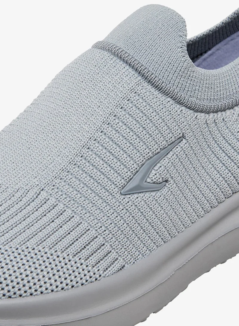 Dash GREY Textured Slip-On School Sports Shoes With Pull Tab for Men | Best Price UAE