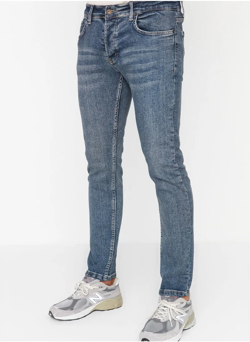 trendyol Mid Wash Skinny Fit Jeans