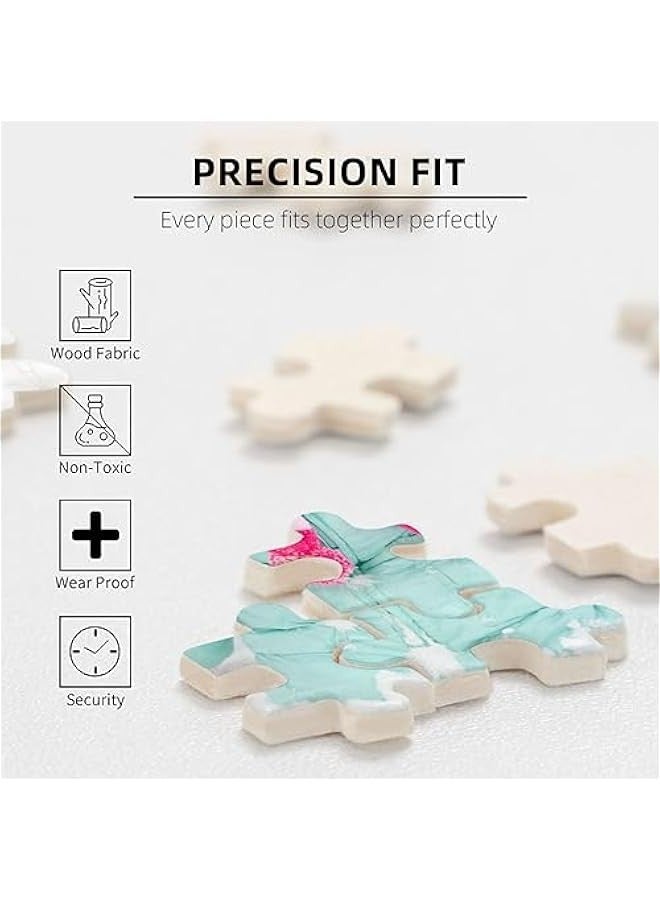 Puzzles from Photos Personalized Puzzle 300/500/1000 Pieces,ized Wooden Jigsaw Puzzle Gifts for Adult and Kids Family, Wedding,Friend 500PCS/Vertical(15x20.4) - Image 4