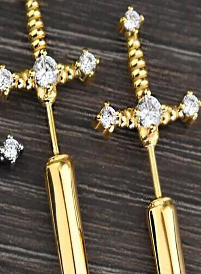 Frodete Gothic Sword Dangle Earrings for Women Men Vintage Punk Dagger Scissor Jewelry Unique Accessory Retro Aesthetic Costume Outfit Party Event Accessory Statement Gift Idea - Image 5