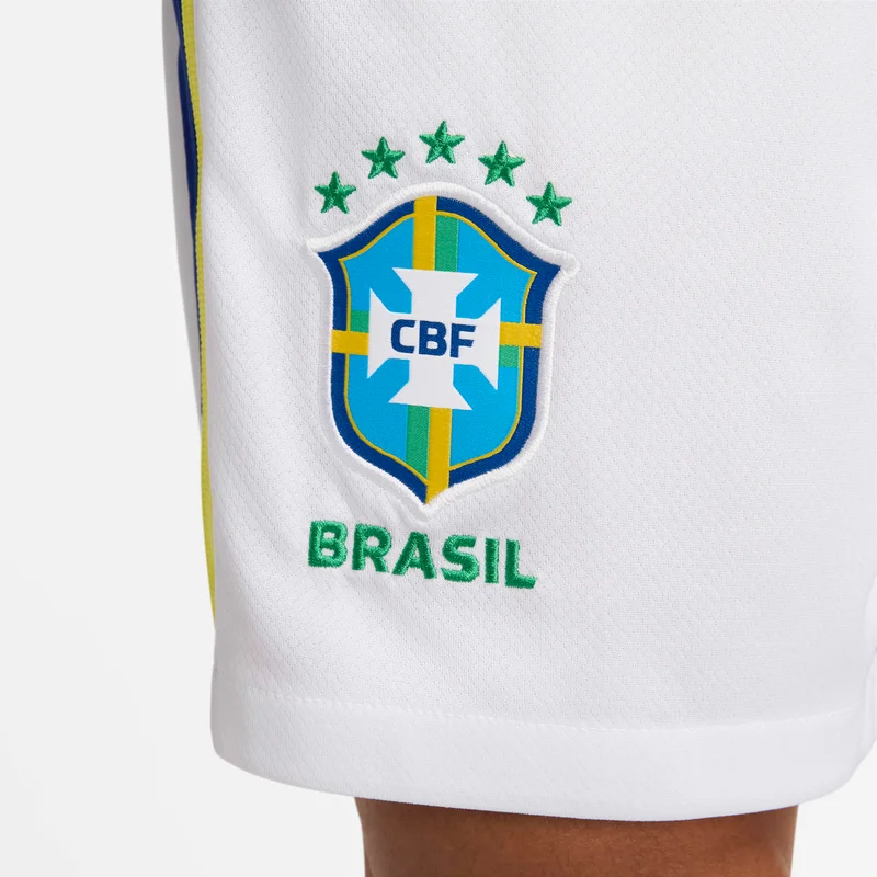 Nike Men's Brazil 2024 Stadium Away Dri-FIT Football Replica Shorts