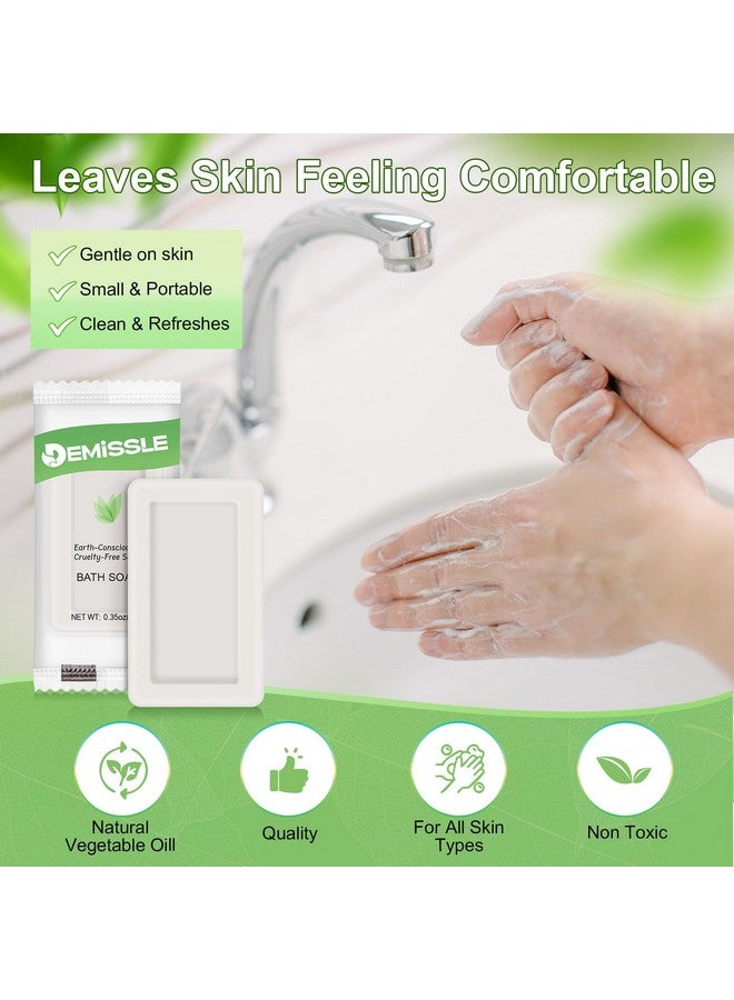 Demissle 0.35 Ounce Travel Size Soap Bars Face and Body Bar Soap Small Travel Individually Wrapped Hotel for Vacation, Hospitality Hotels, Rentals, Camping, Guest Room(200 Pcs) - Image 5