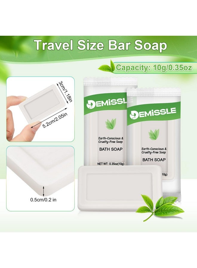 Demissle 0.35 Ounce Travel Size Soap Bars Face and Body Bar Soap Small Travel Individually Wrapped Hotel for Vacation, Hospitality Hotels, Rentals, Camping, Guest Room(200 Pcs) - Image 2
