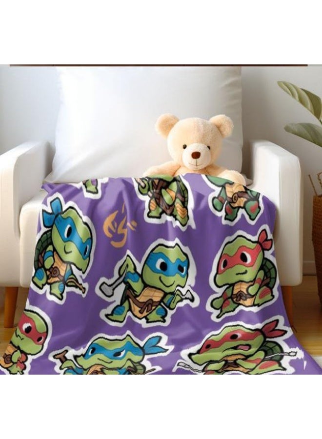 عام بطانية رقيقة من الفانيلا (دافئة ومريحة، ومناسبة للنوم واستخدام الألعاب وإزالة الغبار ومقاومة للرمل) 150 سم * 200 سم - 860 - Image 1