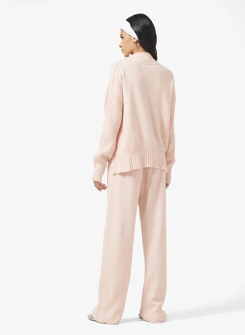 Ginger Basics Cable Knit Sweater & Pant Coord Set