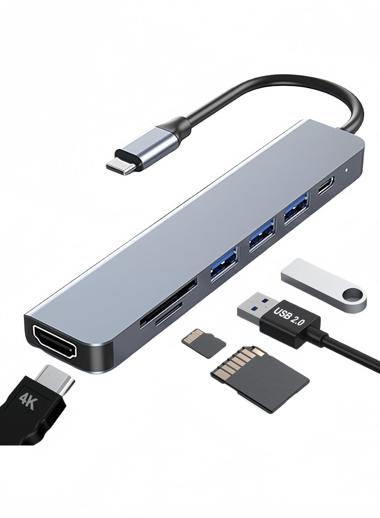 yinpage Yinpage usb-c Hub 7-in-1 Docking Station 87W Connection Type: USB Type C
