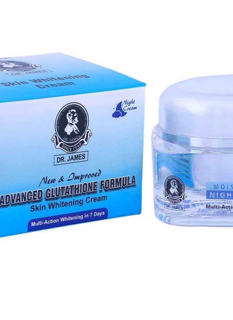 DR. JAMES Dr James Skin Whitening Night Cream - 30 gm  - Image 1