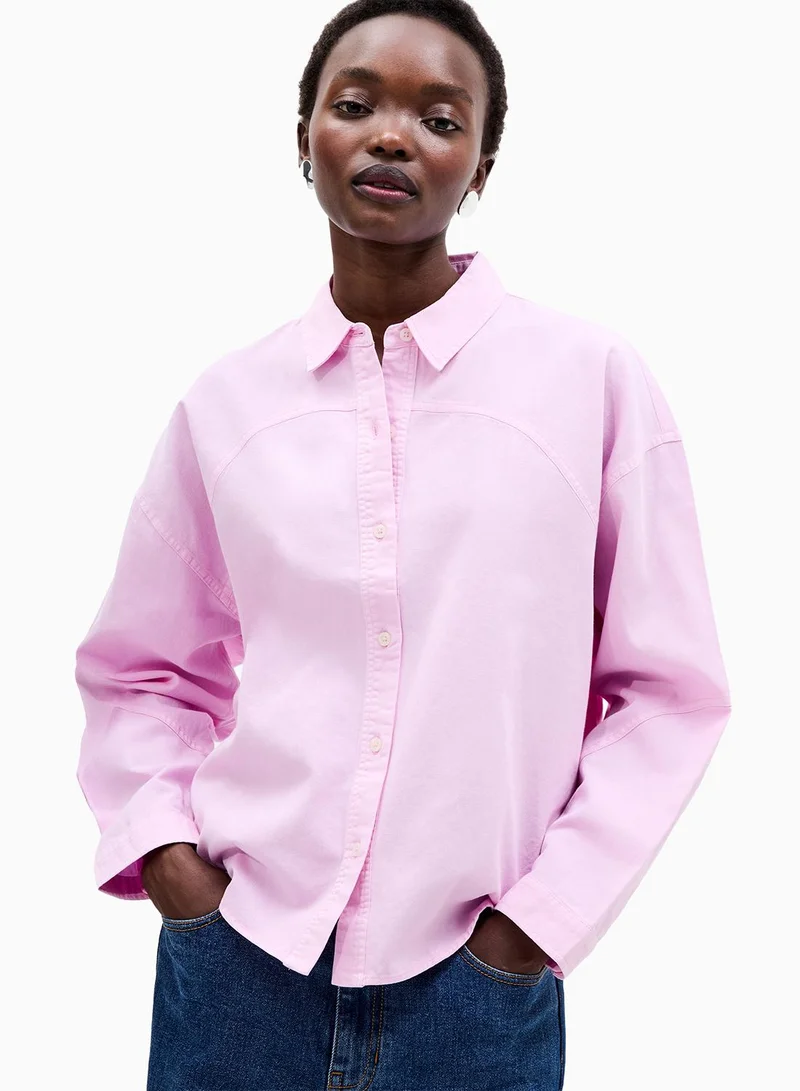 French Connection Dana Denim Seamed Shirt